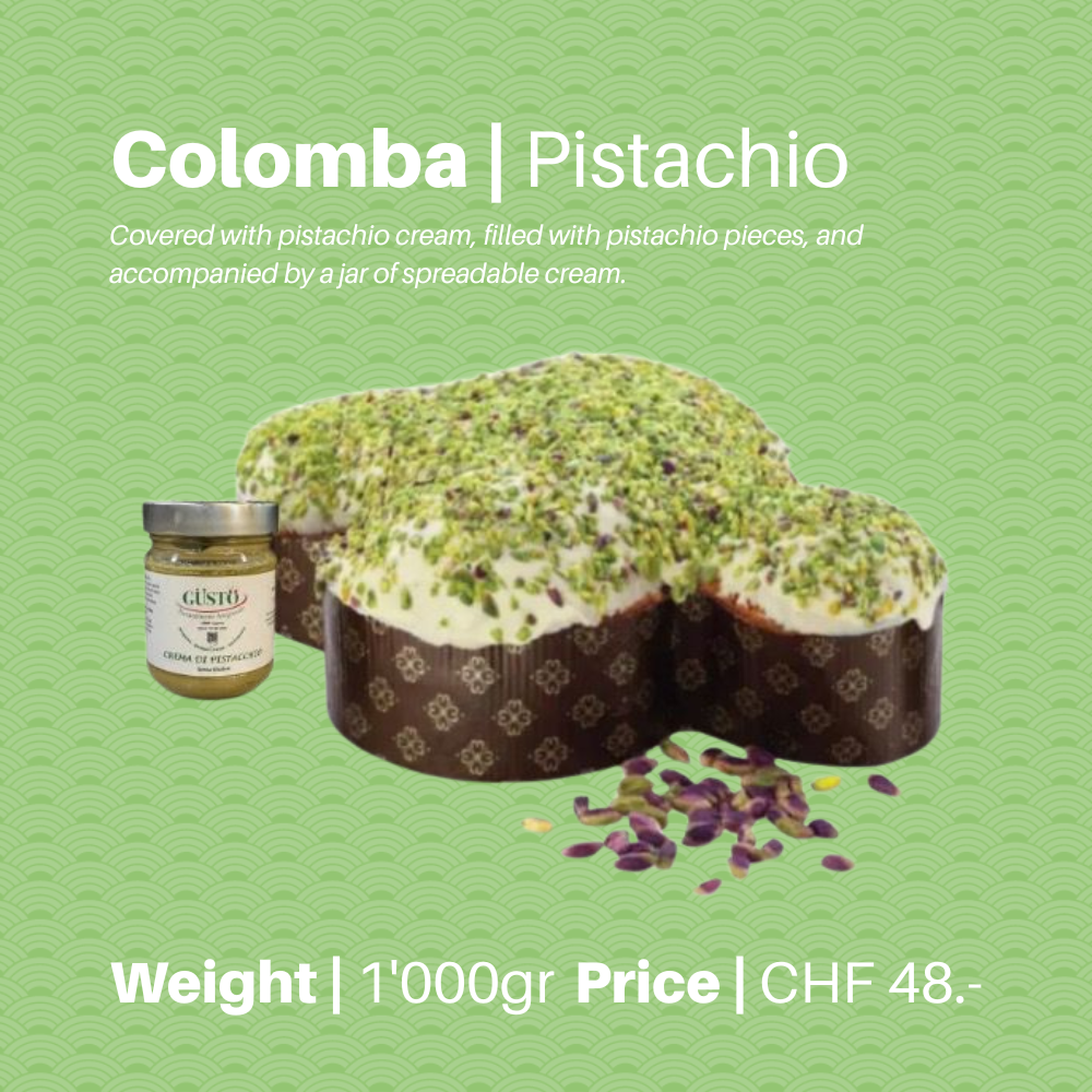 Artisanal Pistachio Easter Colomba - Image 3