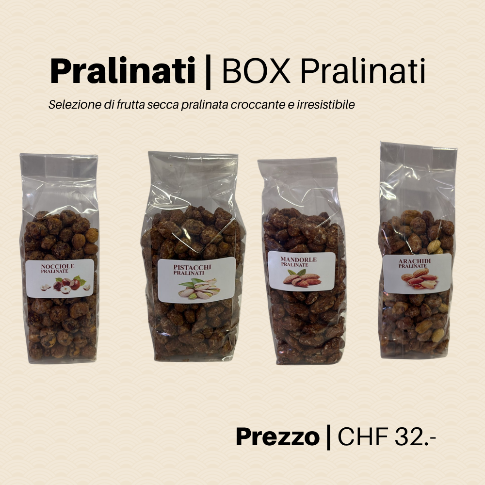 BOX Degustazione frutta secca pralinata