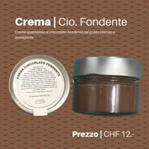 Crema al cioccolato fondente