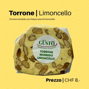 Torrone morbido limoncello