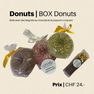 BOX Dégustation de donuts au chocolat