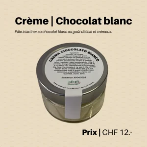 Crème au chocolat blanc
