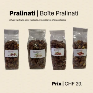BOX Dégustation fruits secs pralinés