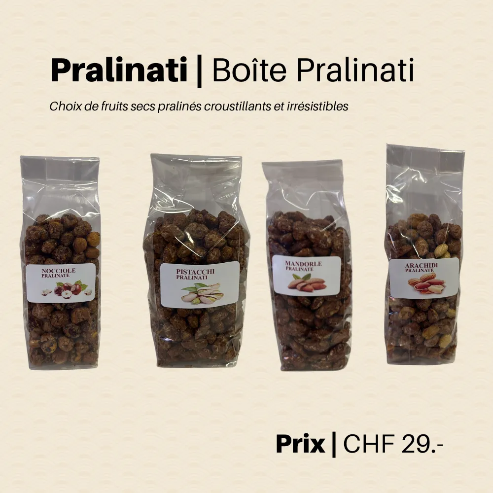 BOX Dégustation fruits secs pralinés