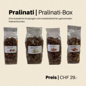 BOX Degustation pralinierte Nüsse
