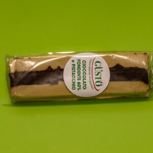 Cremino al cioccolato fondente 60% e pistacchio