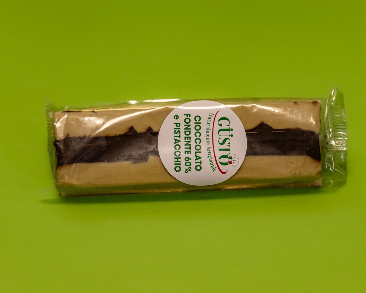 Cremino al cioccolato fondente 60% e pistacchio