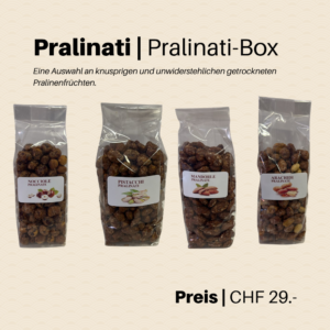 BOX Degustation pralinierte Nüsse