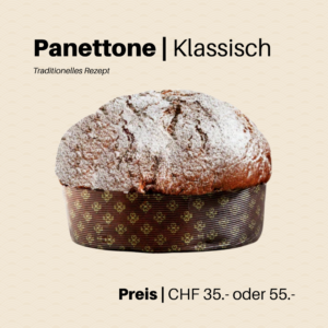 Klassischer handwerklicher Panettone