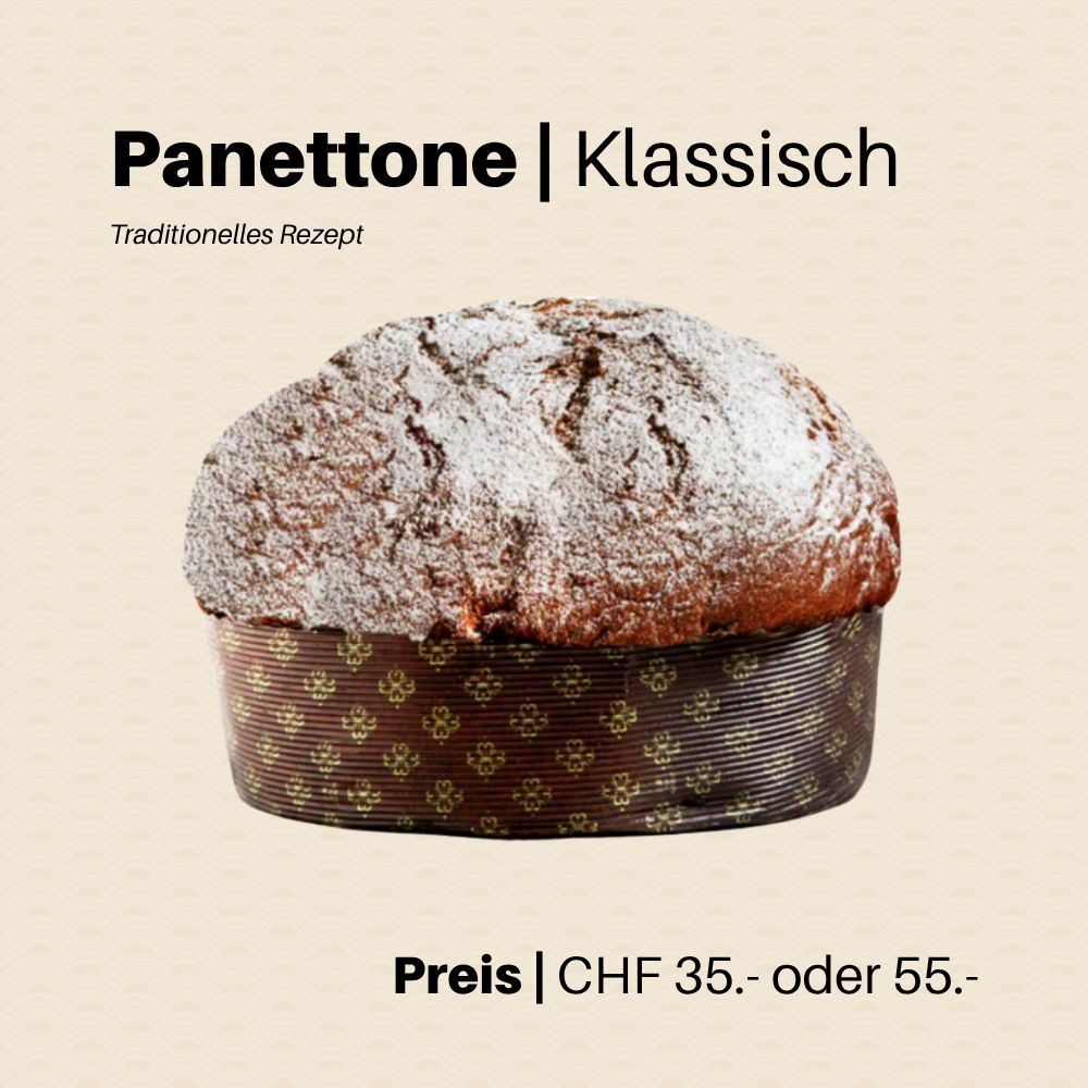 Klassischer handwerklicher Panettone