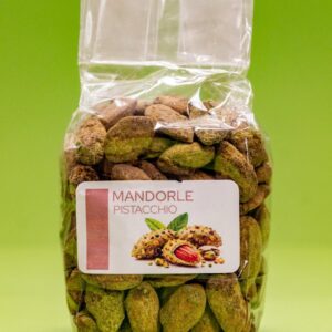 Mandorle pralinate al pistacchio